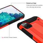 Jelanry For Samsung S20 Fe Case Galaxy S20 Fe Phone Case Slim Protective Shell Shockproof Sports Anti Scratches Cover Non Slip Bumper Case Compatible With Samsung Galaxy S20 Fe 5G 2020 Orange Red