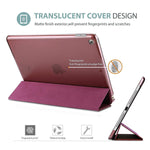New Procase Ipad 10 2 7Th Generation 2019 Case Slim Stand Hard Case Wine Bundle With Ipad 10 2 7Th Gen 2019 Privacy Screen Protector