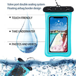Syking Floating Waterproof Pouch Cellphone Dry Bag Case For Samsung Galaxy Note 20 Ultra S22 Plus S21 S10E S9 Note 10 A02S A02S A13 A32 A42 A01 A11 A21 A51 A71 5G Iphone 13 12 Pro Max 11 Xr Turquoise