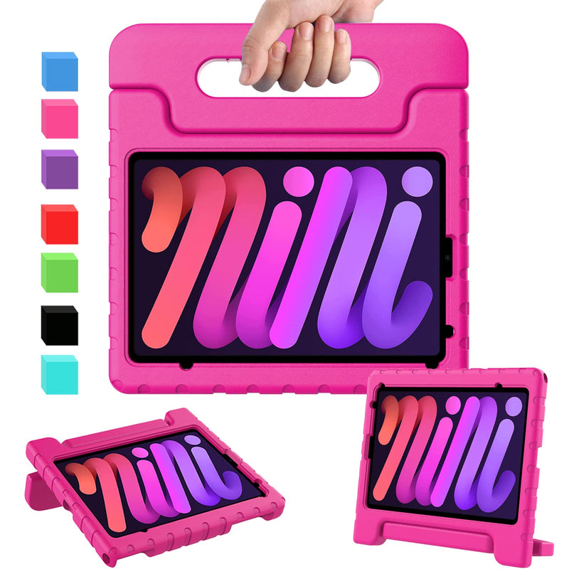 New Kids Case For Ipad Mini 6 2021 8 3 Inch Ipad Mini 6Th Generation Case For Kids Shockproof Lightweight Handle Stand Case For Ipad Mini 6Th Gene