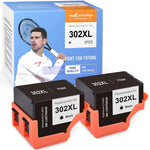 Ink Cartridge Replacement For Epson 302Xl T302Xl 302 Xl Ink For Expression Premium Xp 6000 Xp 6100 Printer 2 Black