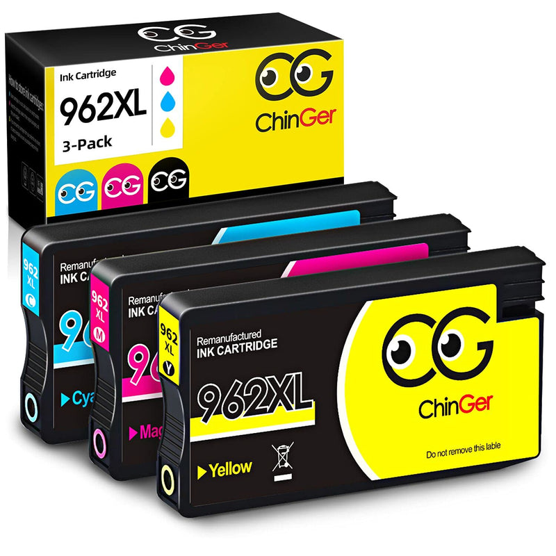 Ink Cartridge Replacement For Hp 962Xl 962 Xl For Hp Officejet Pro 9010 9012 9014 9015 9016 9019 9020 9022 9025 9026 9028 Printer 1Cyan 1Magenta 1Yellow 3 P