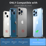 Jnzibq Slim Fit Design Compatible With Iphone 13 Pro Case 6 1 Inch Crystal Clear Ultra Thin Flexible Silicone Tpu Shockproof Phone Case Cover Transparent