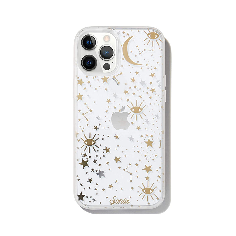 Sonix Cosmic Stars Case For Iphone 12 Pro Max 10Ft Drop Tested Womens Protective Gold Silver Star Clear Cover For Apple Iphone 12Pro Max