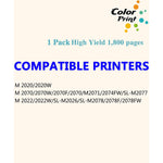 Colorprint Compatible Mlt D111S Toner Cartridge Replacement For Mlt D111L 111S D111S Work With M2020 M2020W M2070W M2070F M2071 M2074Fw M2077 M2026 M2078 M2078F