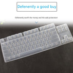 Keyboard Cover For Logitech K835 Mechanical Gaming Keyboard 84 Keys Wired Usb Keyboard Logitech K835 Keyboard Accessories Protective Skin Clear