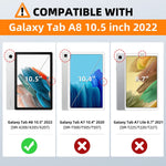 New Moko Case Fits Samsung Galaxy Tab A8 10 5 Inch 2022 Sm X200 Sm X205 Sm X207 Tablet Case Transparent Back Cover With Auto Wake Fit Samsung Galaxy Ta