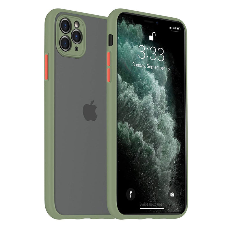 Pigluloo Iphone 11 Pro Max Case Skin Texture Case For Iphone 11 Pro Max Model Green