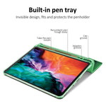 New 11 Inch Case For Ipad Pro 112020 And 2021 Model With Pencil Holder Ultra Thin Built In Silicone Tpu Soft Shell Protective Cover With Smart Wake Sl