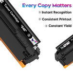 Compatible Toner Cartridge Replacement For Canon 046 046H Crg 046H For Color Imageclass Mf733Cdw Mf735Cdw Lbp654Cdw Mf731Cdw Printer Black Cyan Magentayellow 4