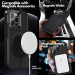 Cbus Heavy Duty Phone Case Compatible With Magsafe Iphone 13 Pro Max Case Black