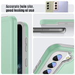 Kovasia Samsung Galaxy S22 Case Not For S22 Plus S22 Ultra Heavy Duty Tough Shock Absorption Protective Phone Cover For Samsung Galaxy S22 Mint Green