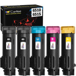 Set Of 5 Compatible High Yield Laser Toner Cartridges For Xerox Phaser 6510 6510 Dni 6510 Dn 6510 N Workcentre 6515 6515 Dni 6515 Dn 6515 N Printer 2 Black 1