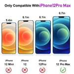 3 Pack Privacy Screen Protector Tempered Glass For Iphone 12 Pro Max 6 7 28 Anti Spy Tempered Glass Screen Protector Double Strong Anti Spy Bubble Free Full Coverage