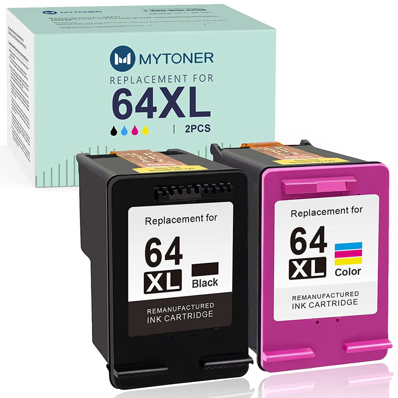 Ink Cartridge Replacement For Hp 64 Xl 64Xl Combo Pack For Envy Photo 7858 7855 7155 6255 6252 7120 6232 7158 7164 Envy 5542 Printer Black Tri Color