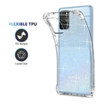 New Clear Glitter Case For Samsung Galaxy S20 Girls Women Bling Sparkly S
