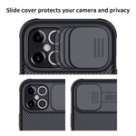 Nillkin Iphone 12 Pro Max Case Camshield Pro Case With Slide Camera Cover Slim Protective Case For Apple Iphone 12 Pro Max 6 7 Inch Black