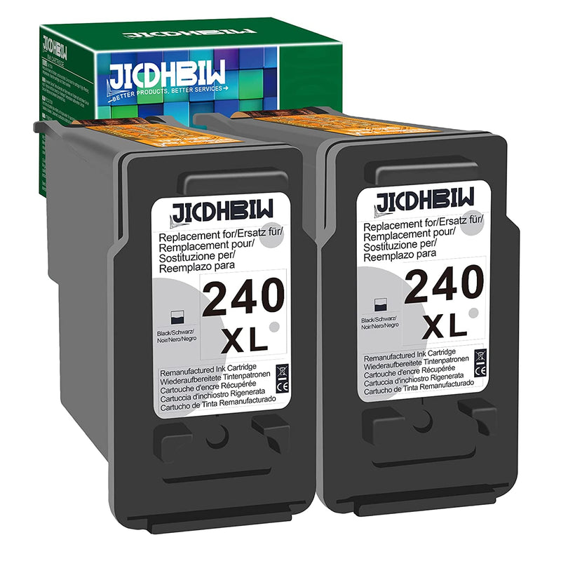 240Xl Ink Cartridge Replacement For Canon Pg 240Xl Pg 240 240 Xl Black 2 Pack Work With Pixma Ts5120 Mg3620 Mg3220 Mg3120 Mg3600 Mx452 Mx532 Mg3520 Mg2120 Mg3