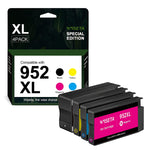 Ink Cartridge Replacement For 952Xl Use With Pro 8710 8720 7740 8740 7720 8715 8702 Printers Black Cyan Magenta Yellow 4 Pack