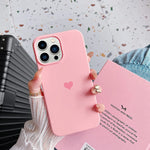 Jmltech For Iphone 13 Pro Case Silicone Women Girls Heart With Soft Anti Scratch Microfiber Lining Protective Phone Case For Iphone 13 Pro Heart