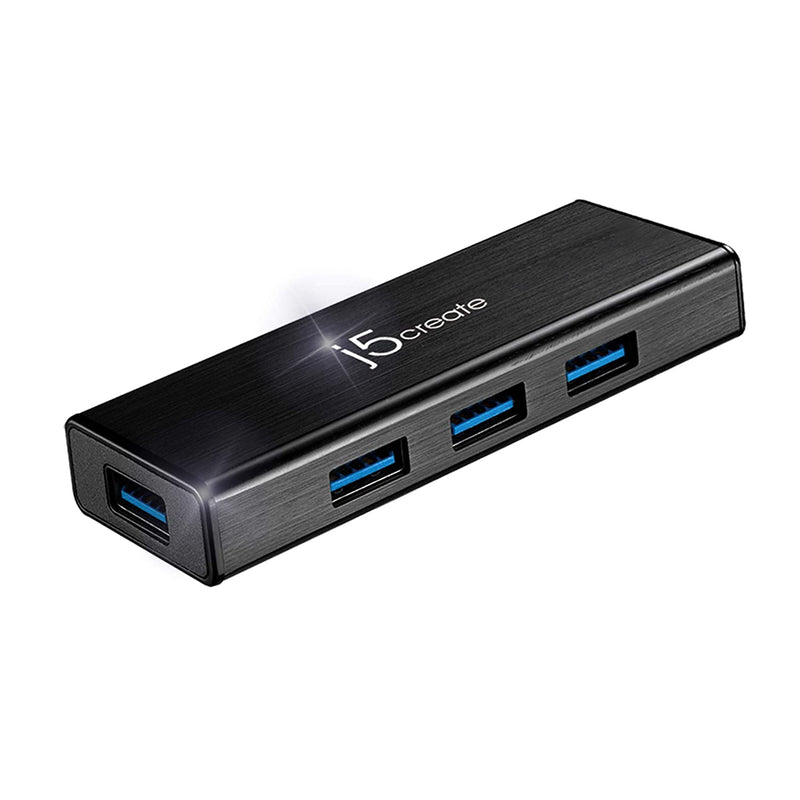 New J5Create 4 Port Powered Usb 3 0 Data Hub With 2 Ft Extended Cale 15W