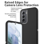 Comboproof Compatible With Samsung Galaxy S21 Fe 5G Case Shockproof Case For Samsung Galaxy S21 Fe 5G Phone Case Black