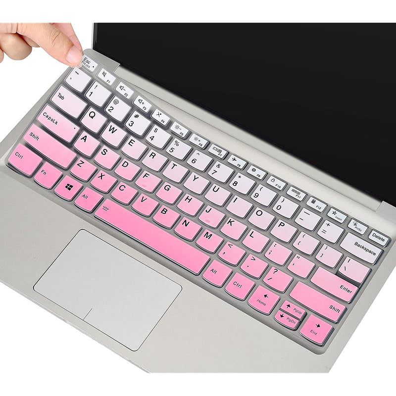 Keyboard Cover Skin For Lenovo Flex 5 14 2 In 1 Laptop Ideapad S540 14 Inch Ideapad Flex 5 14 Laptop Keyboard Protector Skin Lenovo Ideapad Flex 5 5I 14 Laptop Keyboard Skin Ombre Pink