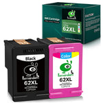 62Xl Ink Cartridge Replacement For Hp 62 62Xl 5660 5540 5545 5547 5640 5642 7640 5740 5741 5742 5743 5744 5745 Printer 1 Black 1 Tri Color