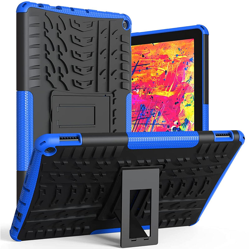 New Dual Layer Heavy Duty Shockproof Military Kickstand Case Compatible With Fire Hd 10 Case Hd 10 Plus 11Th Generation Not For Lenovo
