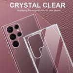 Lesanm For Samsung Galaxy S22 Ultra Case Crystal Clear Cover Thin Slim Flexible Tpu Rubber Soft Silicone Protective Phone Case Cover