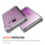 New Galaxy S9 Case Slim Hybrid Crystal Clear Tpu Bumper Cushion Cover Wit