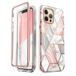 I Blason Cosmo Series Case For Iphone 12 Pro Max 6 7 Inch 2020 Release Slim Full Body Stylish Protective Case With Built In Screen Protector Marble