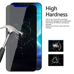 3 Pack Iphone 12 Pro Max Privacy Screen Protector Lywhl Tempered Glass Anti Spy Screen Protector For Iphone 12 Pro Max 6 7 2020 5G Easy Installation Anti Peek Black 9H Hardness Bubble Free Case Friendly