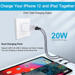 Usb Type C Charge Fast Charging Block Dual Port Pd Qc3 0 Power Adapter Car Plug With 6Ft Usb C To C Cable Compatible Samsung Galaxy A13 5G S22 Ultra 5G S21 S20 A52S A72 A32 5G Moto Lg Stylo 6 5 Pixel