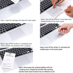 2 Pcs Macbook Pro 13 2019 2018 2017 Skin Clear Anti Scratch Trackpad Protector Cover For Newest Macbook Pro 13 Inch With Without Touch Bar A2159 A1706 A1708 A1989 Release 2016 2019
