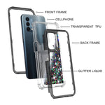 New For Oneplus Nord N200 5G Case Quicksand Liquid Glitter Cell P