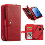 New S9 Plus Wallet Case Detachable Leather Case With Credit Card Slots Ma