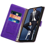 New For Samsung Galaxy A52 5G Wallet Case Rfid Blocking Credit Card Holder