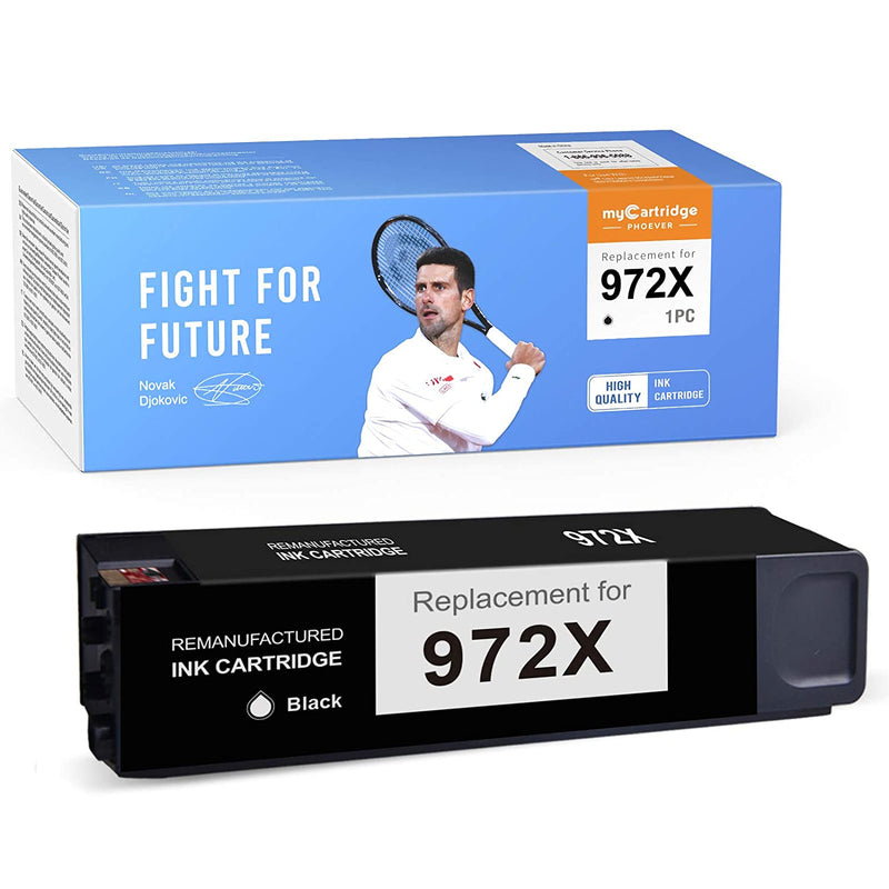 Ink Cartridge Replacement For Hp 972X 972 X 972A High Yield Ink For Pagewide Pro 477Dw 577Dw 477Dn 452Dw 452Dn 577Z 552Dw Printer Black 1 Pack