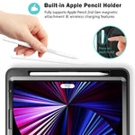 New Procase Ipad Pro 11 Inch Case 2021 2020 2018 Rugged Heavy Duty Shockproof Cover Case With Kickstand Hand Strap For Ipad Pro 11 3Rd 2Nd 1St Generatio