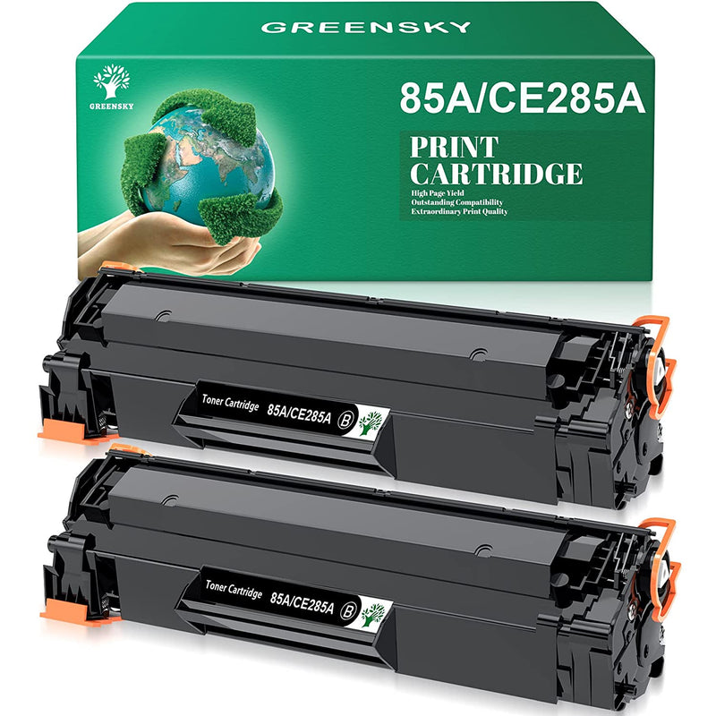 Compatible Toner Cartridge Replacement For Hp 85A Hp85A Ce285A 35A Cb435A 36A Cb436A For Hp Laserjet P1102W P1109W P1005 P1006 M1212Nf M1217Nfw Printers Black 2 Packs