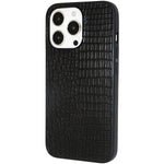 Ivachell Compatible With Iphone 13 Pro Case Crocodile Pattern Leather Luxury 13Pro Slim Cover Phone Cases For Women Men Black