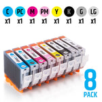 Ink Cartridge Cli 42 High Yield Combo Value Pack Replacement For Canon Pixma Pro 100 1 Black 1 Cyan 1 Magenta 1 Yellow 1 Photo Cyan 1 Photo Magenta 1 Gra