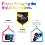 212 212Xl Ink Cartridge Replacement For Epson 212Xl 212 Xl T212Xl T212 To Use With Xp 4100 Xp 4105 Wf 2830 Wf 2850 Printer Tray 1 Cyan 1 Magenta 1 Yellow 3