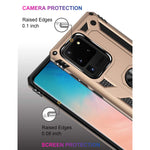 Lumarke Galaxy S20 Ultra Case Pass 16Ft Drop Test Military Grade Heavy Duty Cover With Magnetic Kickstand Compatible With Car Mount Holder Protective Phone Case For Samsung Galaxy S20 Ultra Gold