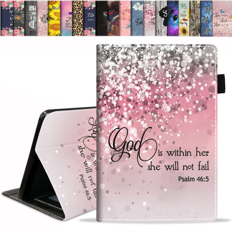 New Case For All Fire Hd 10 Fire Hd 10 Plus Tablet 10 1 11Th Gen 2021 Released Premium Pu Leather Stand Cover With Auto Wake Sleep Bible Verse Ps