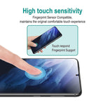 Fingerprint Reader3 Pack3 Pack Tempered Glass For Samsung Galaxy S21 Fe Screen Protector 3 Pack Camera Lens Protector