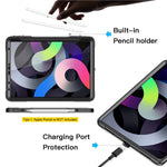 New For Ipad Air 5Th 4Th Generation Ipad Pro 11 2018 Case Built In Screen Protector Shockproof Full Protective Cover With Pencil Holder For Ipad Air 10