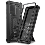 Dexnor Galaxy S20 Ultra 5G Case With Kickstand Full Body Heavy Duty Military Grade Protection Defender Shockproof Tpu Bumper Rugged Protective Case For Samsung Galaxy S20 Ultra 5G 6 9 Black