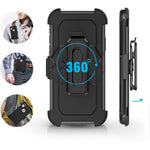 Ltifree Defender Case For Iphone Xr Case With Belt Clip Heavy Duty Shockproof Case Kickstand Holster Protective Cover Black 6 1 Inch